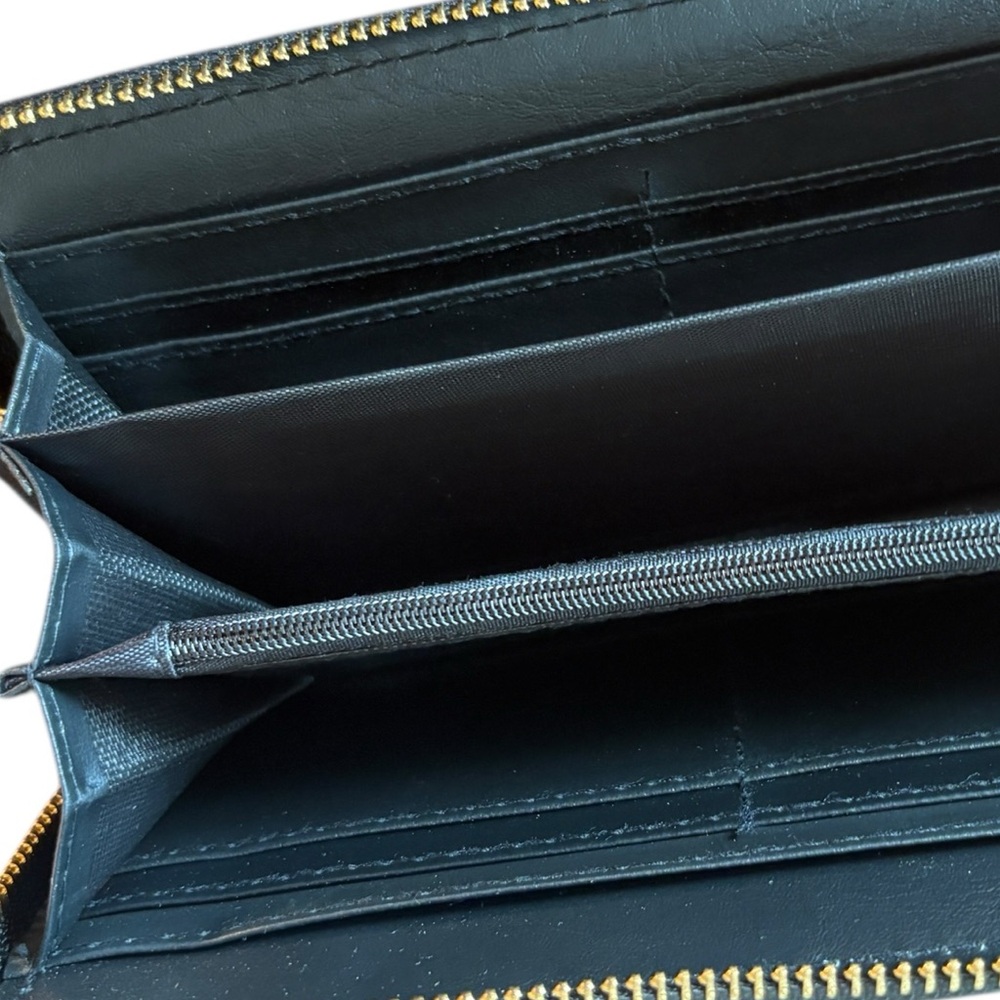 Black Studded Women's Clutch - Picture 4 of 4